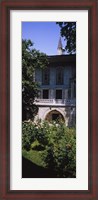 Framed Formal garden in front of a building, Baghdad Pavilion, Topkapi Palace, Istanbul, Turkey