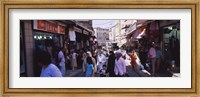 Framed Group of people in a market, Grand Bazaar, Istanbul, Turkey