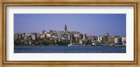 Framed Istanbul skyline, Turkey