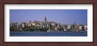 Framed Istanbul skyline, Turkey