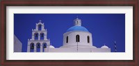 Framed High section view of a church, Oia, Santorini, Greece