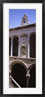Framed Low angle view of a bell tower, Rector's Palace, Dubrovnik, Croatia