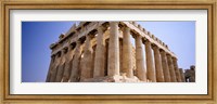 Framed Old ruins of a temple, Parthenon, Acropolis, Athens, Greece