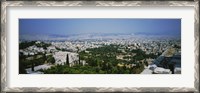 Framed High angle view of a city, Acropolis, Athens, Greece