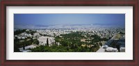 Framed High angle view of a city, Acropolis, Athens, Greece