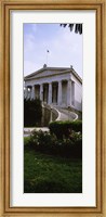 Framed Low angle view of a building, National Library, Athens, Greece