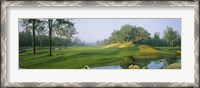 Framed Stream on a golf course, Haile Plantation, Gainesville, Florida, USA