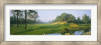 Framed Stream on a golf course, Haile Plantation, Gainesville, Florida, USA