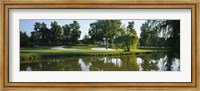 Framed Lake on a golf course, Tantallon Country Club, Fort Washington, Maryland, USA