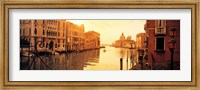 Framed Buildings along a canal, view from Ponte dell'Accademia, Grand Canal, Venice, Italy