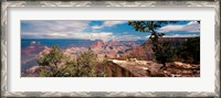 Framed Rock formations in a national park, Mather Point, Grand Canyon National Park, Arizona, USA
