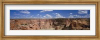 Framed Rock formations on a landscape, South Rim, Canyon De Chelly, Arizona, USA
