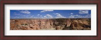 Framed Rock formations on a landscape, South Rim, Canyon De Chelly, Arizona, USA