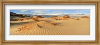 Framed Sand dunes in a national park, Mesquite Flat Dunes, Death Valley National Park, California, USA