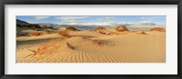 Framed Sand dunes in a national park, Mesquite Flat Dunes, Death Valley National Park, California, USA