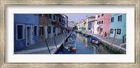 Framed Canal, Burano, Italy