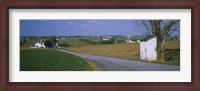 Framed Road through Amish Farms, Pennsylvania