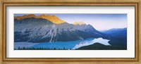 Framed Mountains by Peyto Lake, Canada