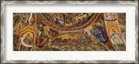 Framed Fresco on the ceiling of the Rila Monastery, Bulgaria