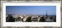 Framed High angle view of a cityscape, Paris, France