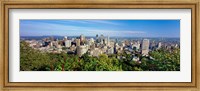 Framed High angle view of a cityscape, Parc Mont Royal, Montreal, Quebec, Canada