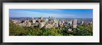 Framed High angle view of a cityscape, Parc Mont Royal, Montreal, Quebec, Canada