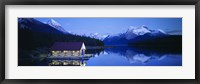 Framed Maligne Lake, Jasper National Park, Alberta, Canada