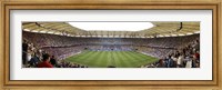 Framed Crowd in a stadium to watch a soccer match, Hamburg, Germany