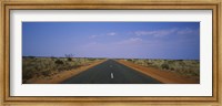 Framed Road passing through a landscape, Outback Highway, Australia