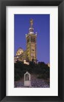 Framed Low angle view of a tower of a church, Notre Dame De La Garde, Marseille, France