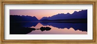 Framed Reflections, Upper Kananaskis Lake, Peter Lougheed Provincial Park, Kananaskis Country, Canadian Rockies, Alberta, Canada