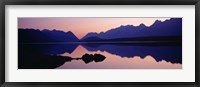 Framed Reflections, Upper Kananaskis Lake, Peter Lougheed Provincial Park, Kananaskis Country, Canadian Rockies, Alberta, Canada