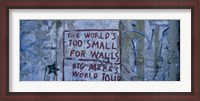 Framed Graffiti on a wall, Berlin Wall, Berlin, Germany