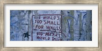 Framed Graffiti on a wall, Berlin Wall, Berlin, Germany