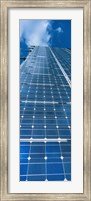 Framed Low angle view of solar panels, Germany