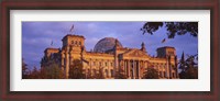 Framed Facade of a building, The Reichstag, Berlin, Germany