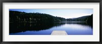 Framed Pier on a lake, Black Forest, Baden-Wurttemberg, Germany