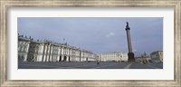 Framed Column in front of a museum, State Hermitage Museum, Winter Palace, Palace Square, St. Petersburg, Russia