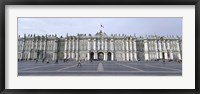 Framed Facade of a museum, State Hermitage Museum, Winter Palace, Palace Square, St. Petersburg, Russia