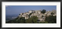 Framed Houses on the top of a hill, Todi, Perugia, Umbria, Italy