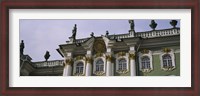 Framed Low angle view of a palace, Winter Palace, State Hermitage Museum, St. Petersburg, Russia