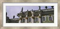 Framed Low angle view of a palace, Winter Palace, State Hermitage Museum, St. Petersburg, Russia