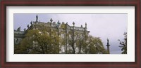 Framed Tree in front of a palace, Winter Palace, State Hermitage Museum, St. Petersburg, Russia