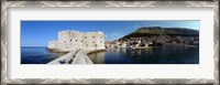 Framed Ruins of a building, Fort St. Jean, Adriatic Sea, Dubrovnik, Croatia