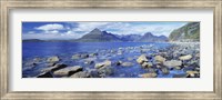 Framed Rocks on the beach, Elgol Beach, Elgol, Cuillin Hills, Isle Of Skye, Scotland