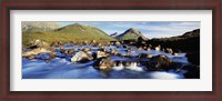 Framed Late afternoon in September, River Sligachan, Glen Sligachan, Isle Of Skye, Scotland