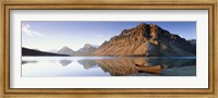 Framed Bow Lake, Banff National Park, Alberta, Canada