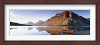 Framed Bow Lake, Banff National Park, Alberta, Canada