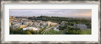 Framed High angle view of a city, Holyrood Palace, Our Dynamic Earth and Scottish Parliament Building, Edinburgh, Scotland