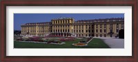 Framed Formal garden in front of a palace, Schonbrunn Palace Garden, Schonbrunn Palace, Vienna, Austria
